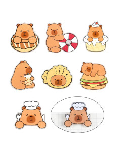 7 Clips para Sellar Bolsas Dotbengc Capybara Kawaii