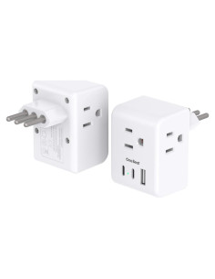 Adaptador de Enchufe de Viaje Tipo L One Beat 6 en 1 USB