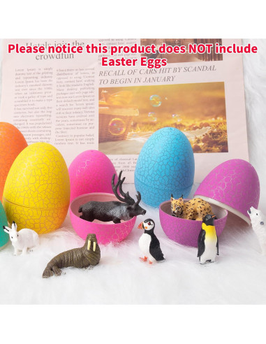 Toymany 14PCS Figuras Mini Animales Árticos Juguetes Educativos