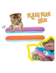 Juguete Interactivo para Gatos Kitty Kick Stix 27.94 cm - Set de 2