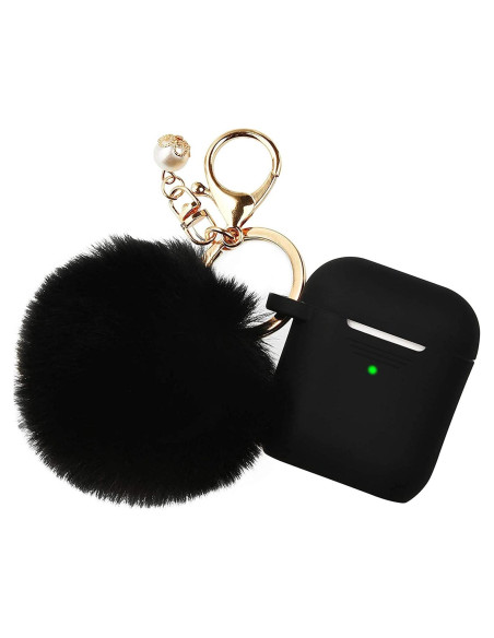 Funda de Silicona Filoto para AirPods 1 y 2 - Negro