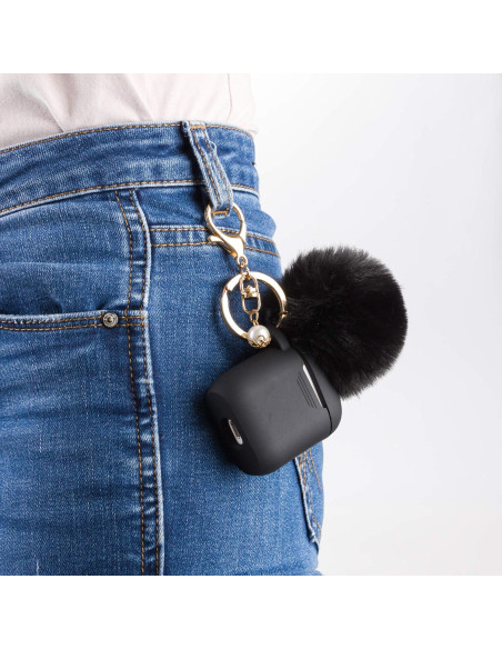 Funda de Silicona Filoto para AirPods 1 y 2 - Negro