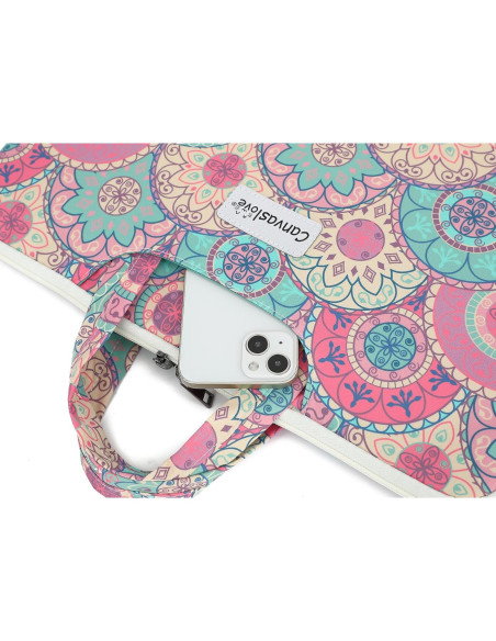 Funda de Hombro Resistente al Agua Canvaslove para Laptop 15-16"