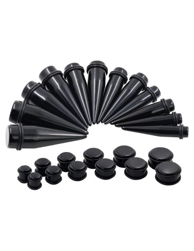 Kit de Estiramiento de Orejas Oyaface 24PC 00G-20mm Acrílico