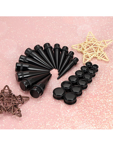 Kit de Estiramiento de Orejas Oyaface 24PC 00G-20mm Acrílico