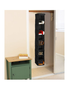 Organizador Colgante de Zapatos Simple Houseware 10 Estantes Negro 2