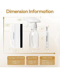 Kit de Tinte para Ventanas Rabbitgoo 3 Piezas con Herramientas 2