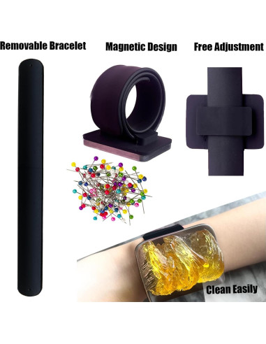 Banda Magnética para Estilistas Rabetly con Peine y Clips