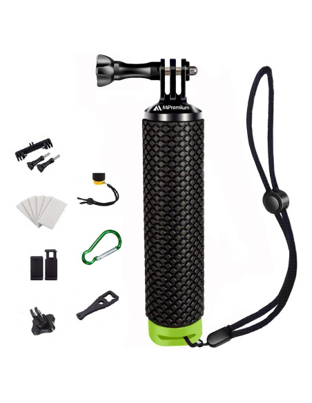 Mango Flotante Impermeable MiPremium Verde para GoPro Hero