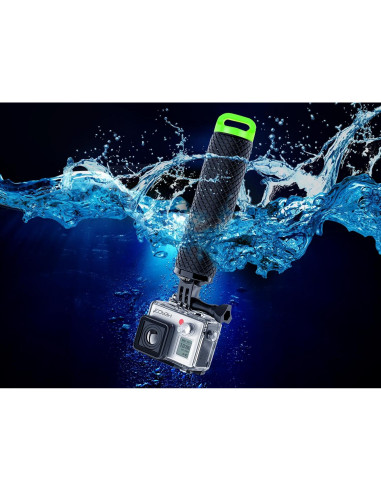 Mango Flotante Impermeable MiPremium Verde para GoPro Hero