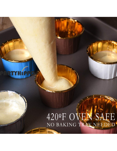 Cápsulas Desechables de Aluminio Party Hippo 50 pcs 99.2 g