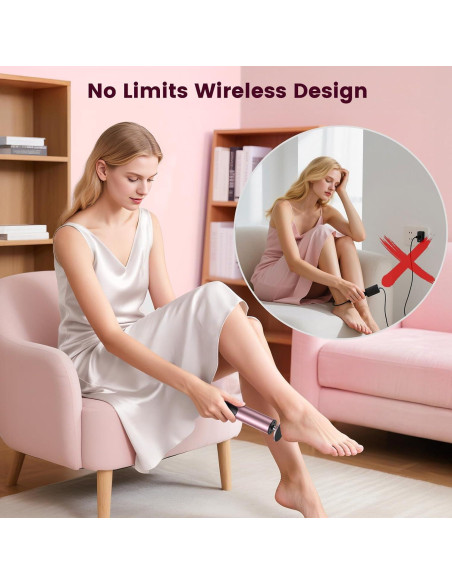 Removedor de Callos Eléctrico Inalámbrico Dsquu HX12-PK 6 Velocidades Removedor de Callos Eléctrico Inalámbrico Dsquu HX12-PK 6 Velocidades