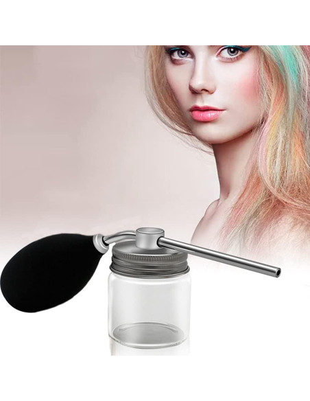 Aplicador de Spray para Cabello Fino - Negro - 20x6.5 cm