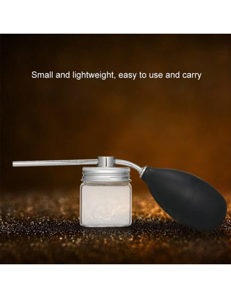 Aplicador de Spray para Cabello Fino - Negro - 20x6.5 cm