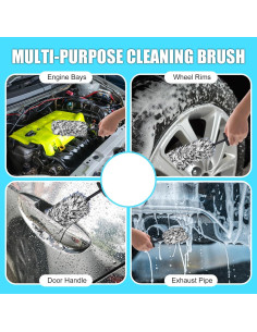 Cepillo de Rueda LUKCOZMO 42cm Fibra Ultra-Fina Suave 2