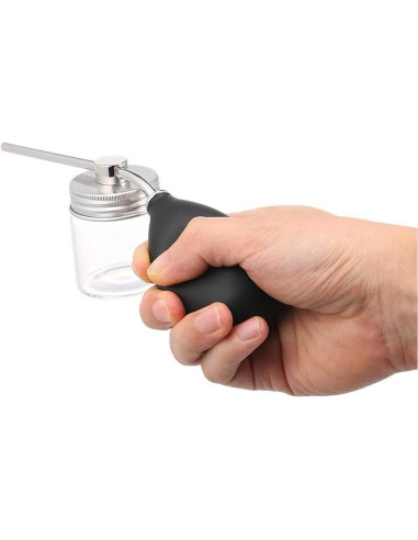 Aplicador de Spray para Cabello Fino - Negro - 20x6.5 cm