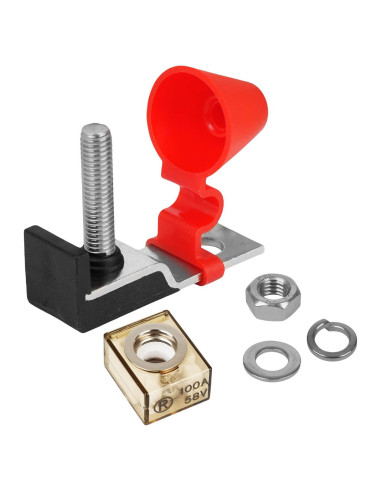 Bloque de Fusibles de Batería JXJXQU 100A 58V DC Compacto