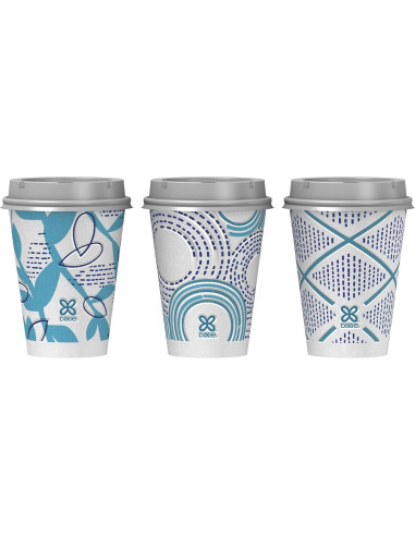 Tazas de papel desechables Dixie To Go 14 ct 355 ml con tapas