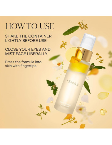 Bruma Hidratante Facial Dual Camelia FEMMUE 33.4 ml Viaje