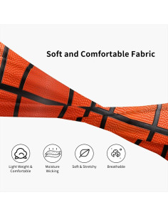 Cinta para la cabeza deportiva Bassyil unisex absorbente 38.1cm 2