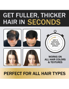 Fibras para Cabello Elevate 40g - 100% Natural Marrón 2