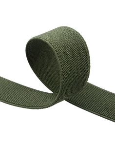 Cinta elástica doble cara Strapcrafts 1" x 5 yardas verde 2