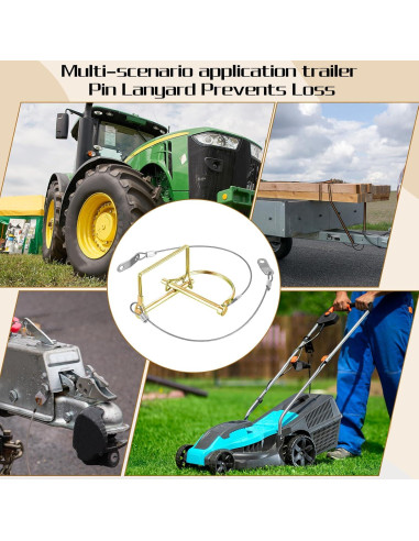 Remaches de Acoplamiento de Remolque Umigy 10 Pcs 6x70mm