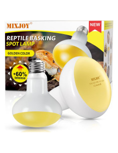 MIXJOY Bombillas de Calor para Reptiles 75W UVA 60% 2Pack