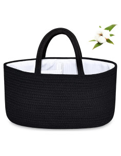 Organizador de Pañales ABenkle Grande Algodón Trenzado 36x22cm