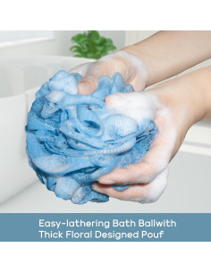 Esponja de Baño Exfoliante HAOJIDIANZI - 4 Unidades 60g 2