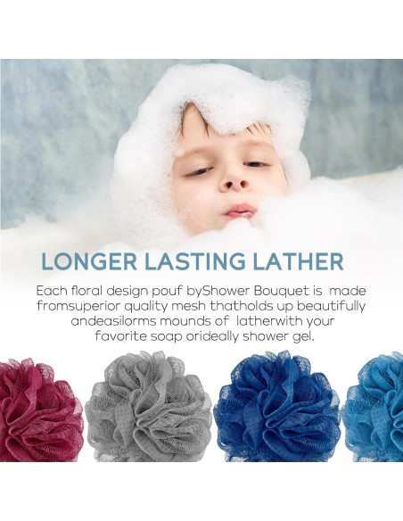 Esponja de Baño Exfoliante HAOJIDIANZI - 4 Unidades 60g Esponja de Baño Exfoliante HAOJIDIANZI - 4 Unidades 60g