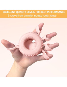 Fortalecedor de Agarre de Mano YAVOUN Rosa Silicona Medio 2