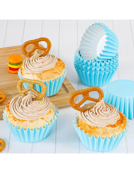 Forros de Cupcake Mini Caperci 200 Cuentas Resistentes a Grasa