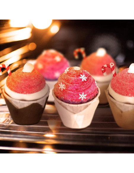 Forros para Cupcakes Funtery 600 Pcs Tulipán Desechables