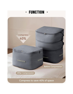 Bolsas de Almacenamiento de Edredones EACHY 2 Pzas XXL/XXXL 2