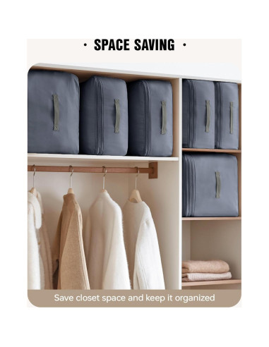 Bolsas de Almacenamiento de Edredones EACHY 2 Pzas XXL/XXXL