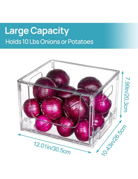 Cajas de Almacenamiento Plegables Vtopmart 2 Piezas 30.48x26.42x20.32cm