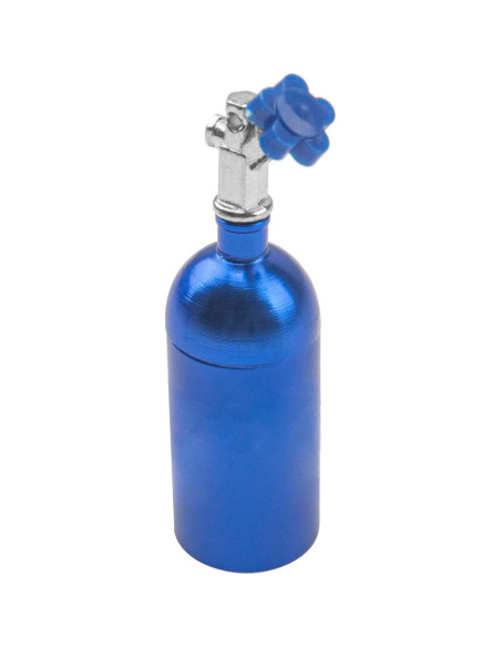 2 Piezas Decoración Botella Nitrógeno RC HIRCQOO 1/10 Azul