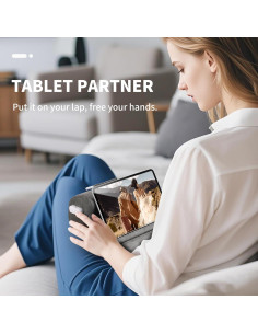 Soporte de Almohada para Tableta CreaDream Gris 4-13" Ajustable 2