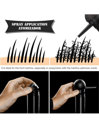 Atomizador Profesional Yosoo para Aplicar Fibra Capilar
