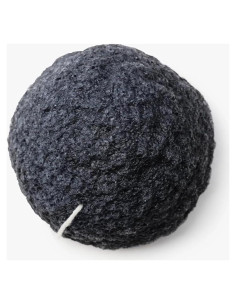 Esponja Facial Konjac Shikohin Carbón 100% Natural 9.5cm