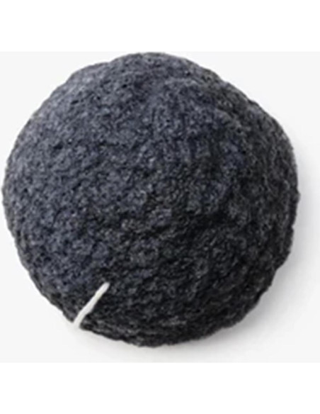 Esponja Facial Konjac Shikohin Carbón 100% Natural 9.5cm