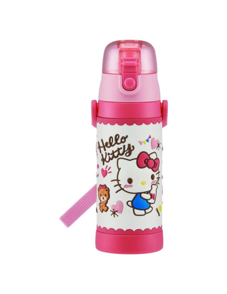 Botella de Agua Acero Inoxidable Skater Hello Kitty 480 ml