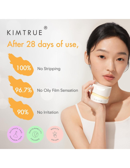 Bálsamo Limpiador Facial Kimtrue 95.7 g - Desmaquillante Hidratante
