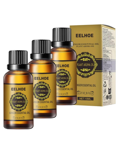 Aceite de Jengibre para Masaje HongFaJing 3PCS 10ml