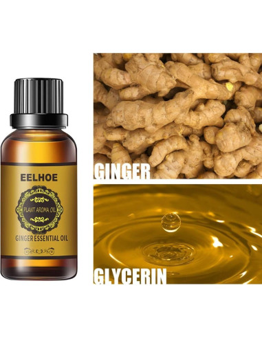 Aceite de Jengibre para Masaje HongFaJing 3PCS 10ml