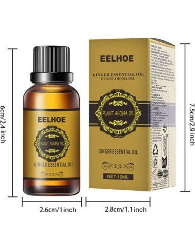 Aceite de Jengibre para Masaje HongFaJing 3PCS 10ml