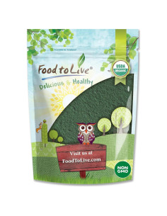 Polvo de Chlorella Orgánica Food to Live 113g - Superalimento Vegano
