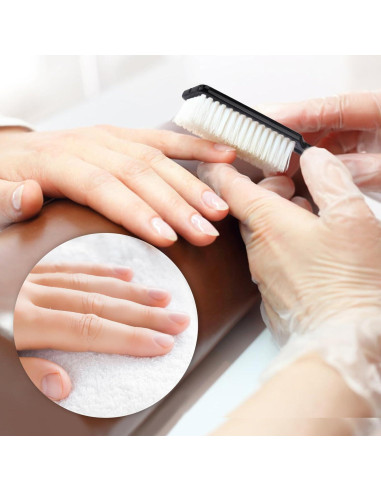 Cepillo de Uñas NICEMOVIC 10 Pcs Mango Antideslizante Negro