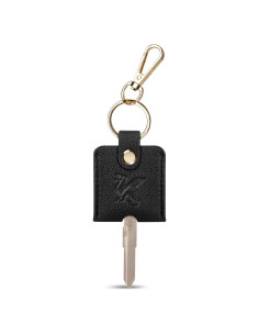 Funda de Llave de Coche KARENSKEYS de Cuero Negro Unisex